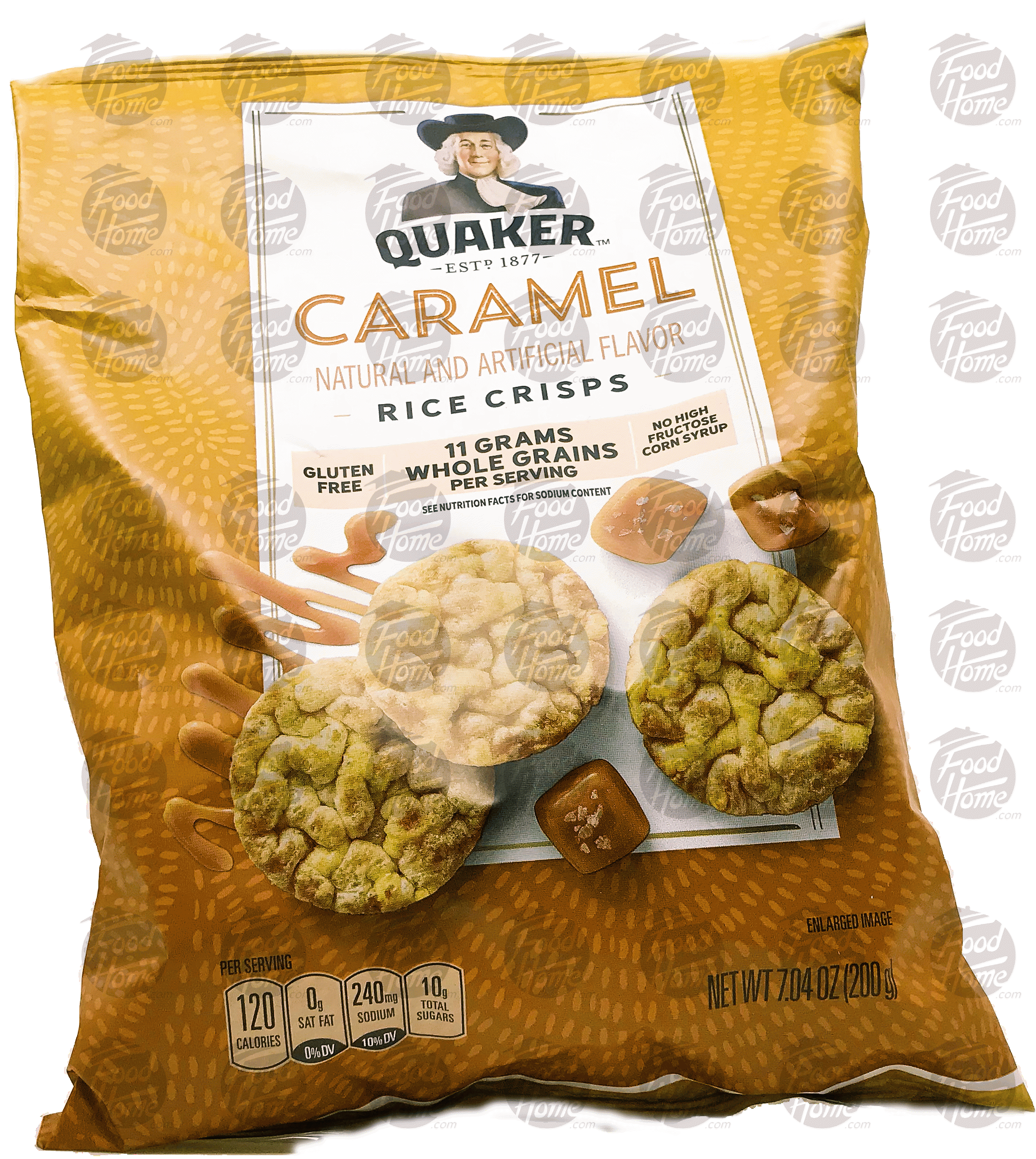 Quaker Popped caramel corn rice crisps Full-Size Picture